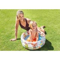 Intex 57106 Bazének pro miminka tříkruhový zvířátka (1)