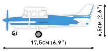 Cobi 26622 Cessna 172 Skyhawk bielo-modrá, 1:48 (2)