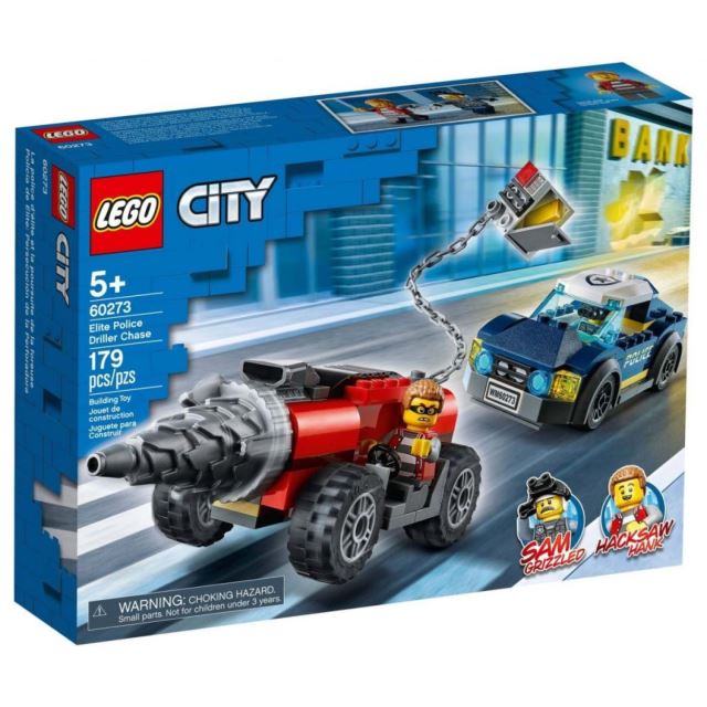 LEGO CITY 60273 Honička elitní policie s vrtákem