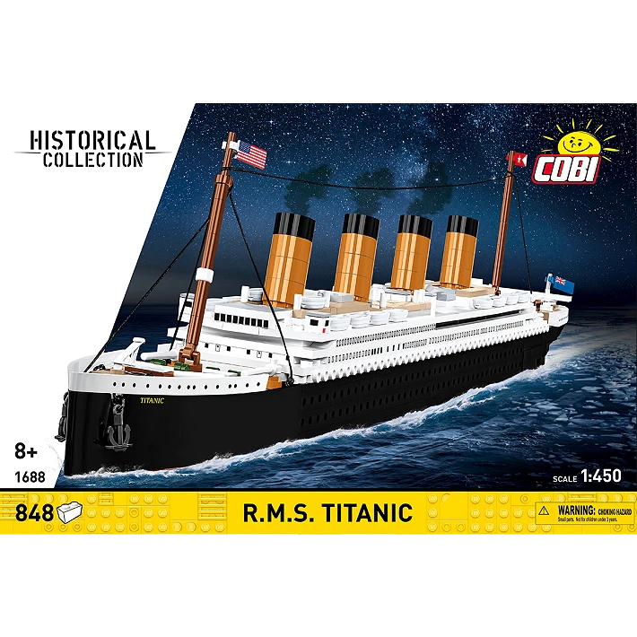 Stavebnice RMS TITANIC 1:450, 848 dílků