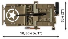 COBI 3133 Americký ozbrojený terénny automobil Jeep Willys MB (3)
