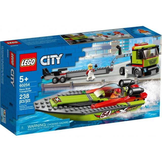 LEGO CITY 60254 Přeprava závodního člunu