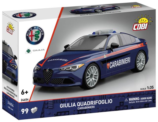 Cobi 24654 Alfa Romeo Giulia Quadrifoglio Carabinieri, 1:35
