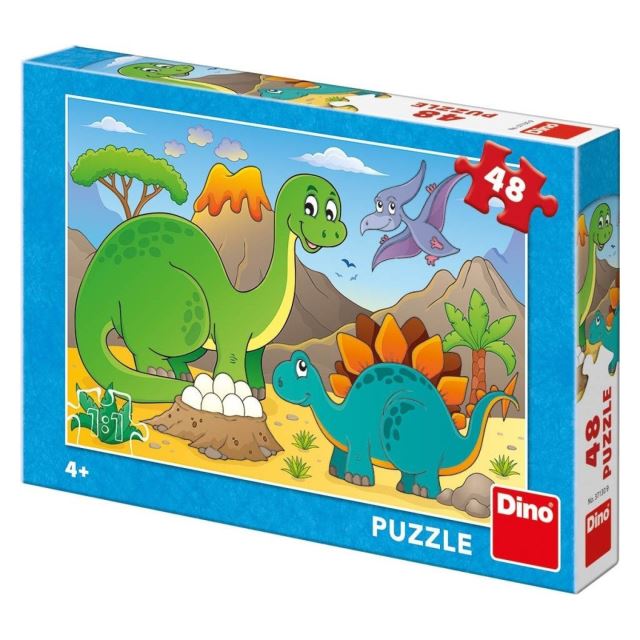 Puzzle Dinosauři 48d. Dino