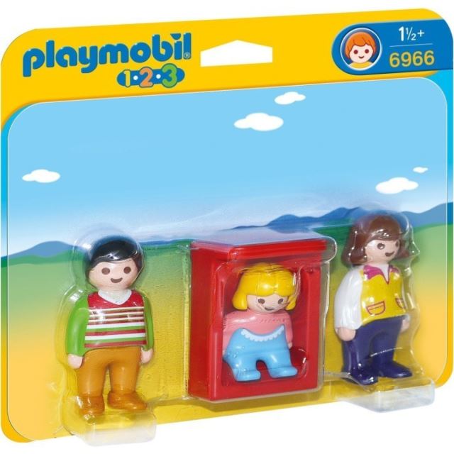 Playmobil 6966 Rodiče s dítětem v kolébce (1.2.3)