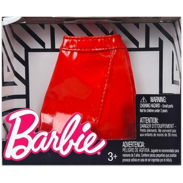 Barbie Sukně červená, Mattel FPH26