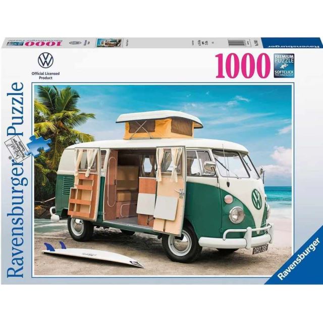 Ravensburger 17087 Puzzle Obytný vůz Volkswagen T1 1000 dílků