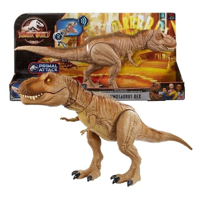 Jurský svět, Řvoucí T-Rex 54 cm, Mattel GJT60
