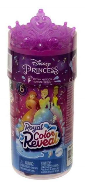 Mattel Disney Princess Color Reveal™ Malá bábika s prekvapením