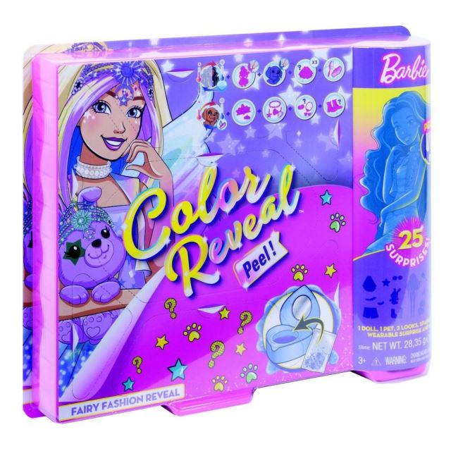 Barbie Color reveal Fantasy Víla, Mattel GXV94