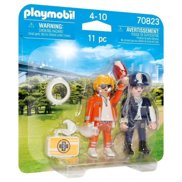 Playmobil 70823 DuoPack Pohotovostný lekár a policajtka