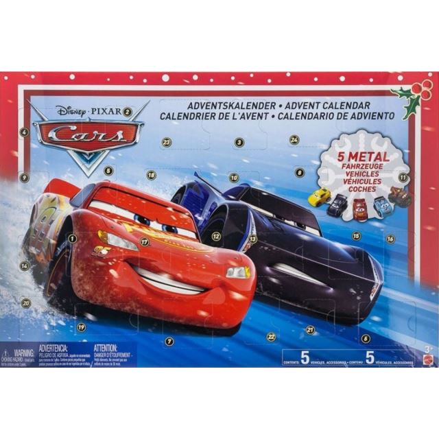 Adventní kalendář Cars 3, Mattel GBV45