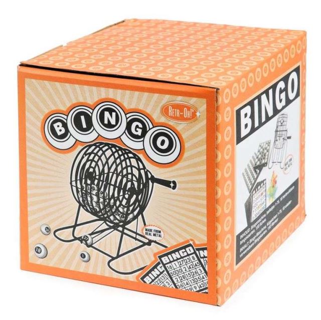 Spoločenská hra Bingo Retro 20 cm