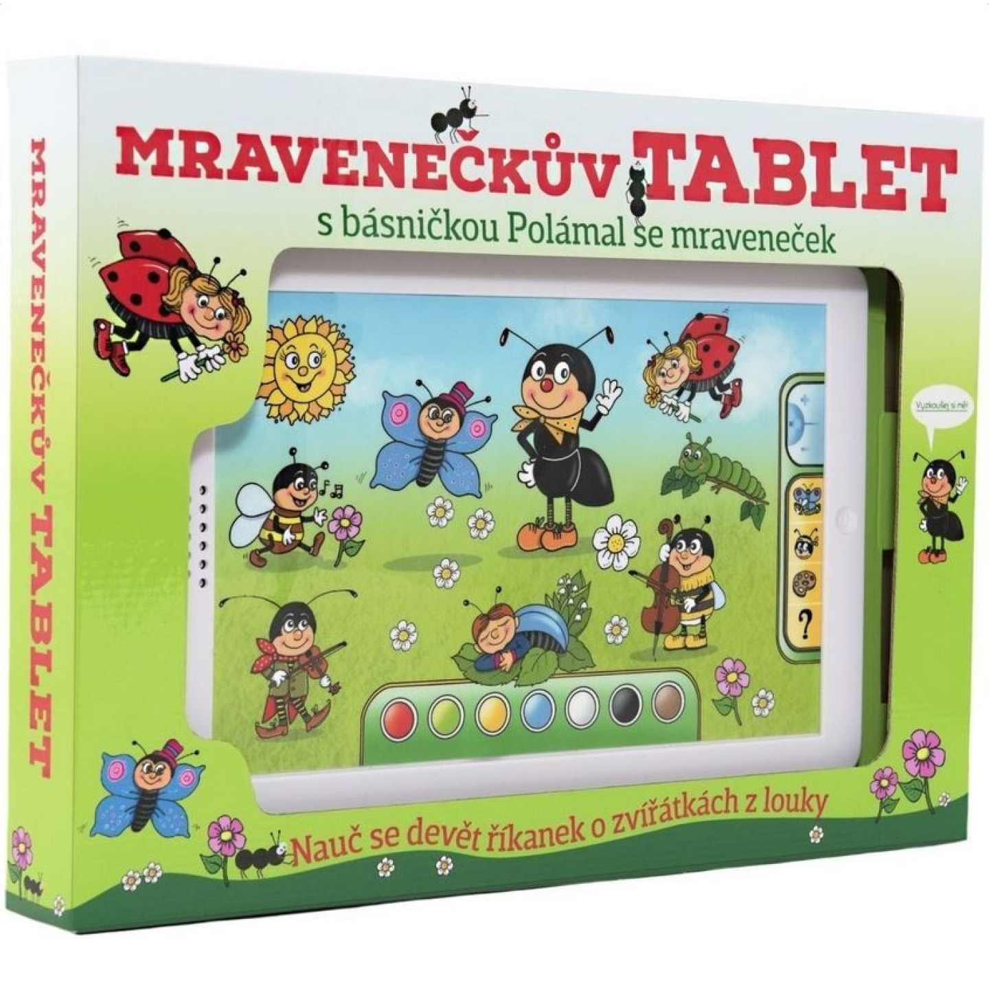 Levně Mravenečkův tablet s básničkou polámal se mraveneček