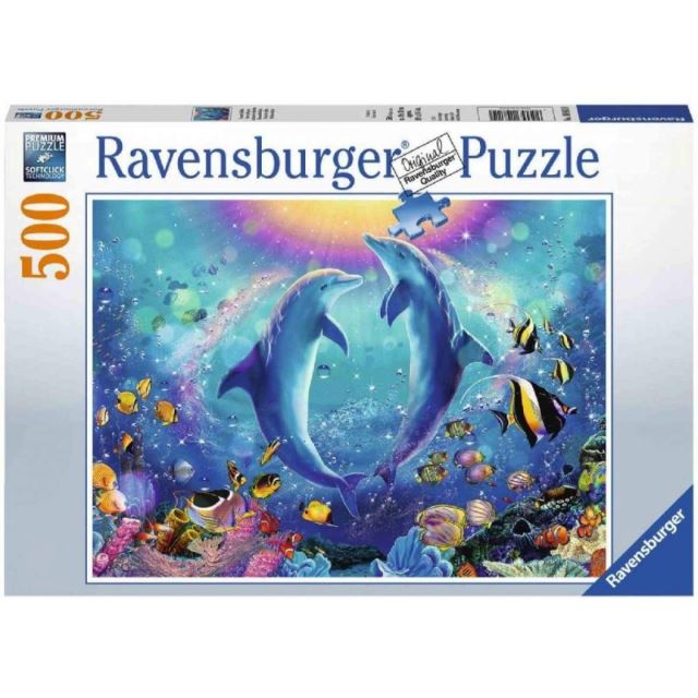 Ravensburger 14811 Puzzle Tančící delfíni 500 dílků