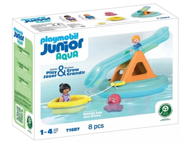 Playmobil 71689 JUNIOR AQUA: Rybárska zábava s morskými živočíchmi