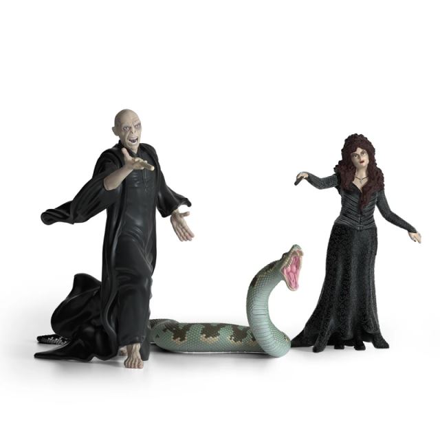 Schleich Harry Potter™ 42684 Lord Voldemort, Nagini a Bellatrix Lestrangeová