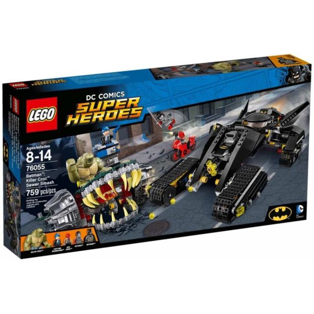 LEGO Super Heroes 76055 Batman™: Killer Croc™ Zničení ve stokách