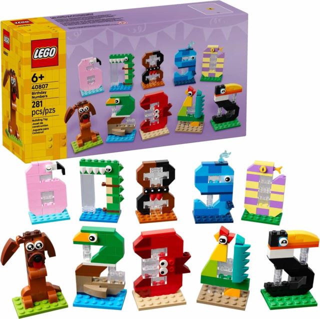 LEGO® Icons 40807 Narozeninová čísla
