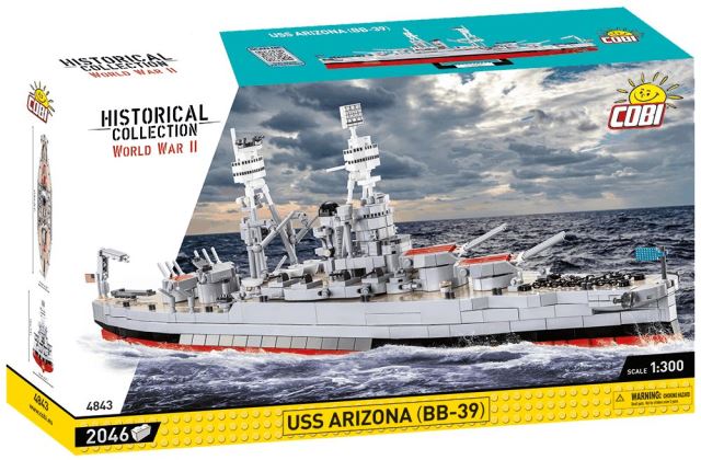 Cobi 4843 Americká bitevní loď USS Arizona BB-39