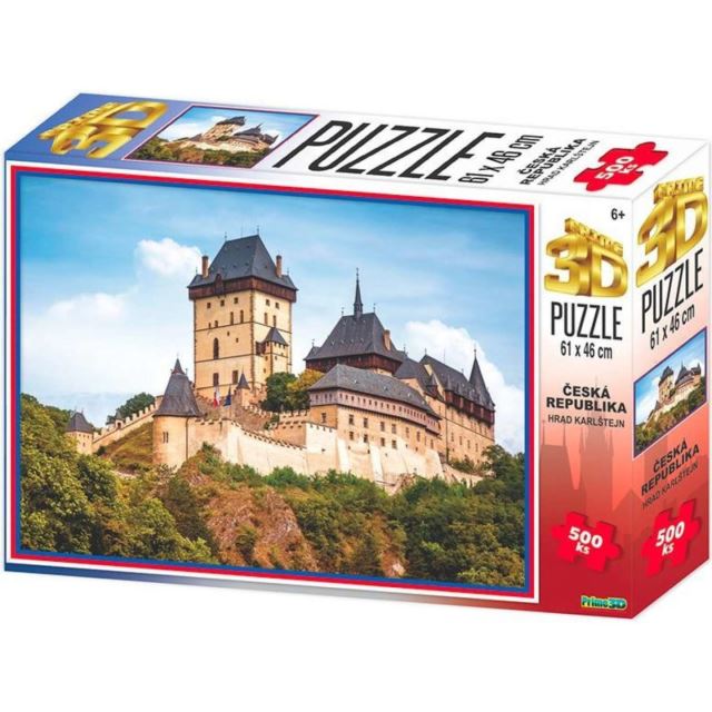 PRIME 3D puzzle Hrad Karlštejn 500 dílků