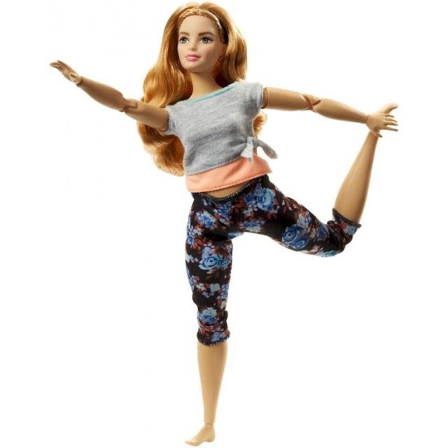 Barbie Panenka V pohybu, rusovláska, Mattel FTG84