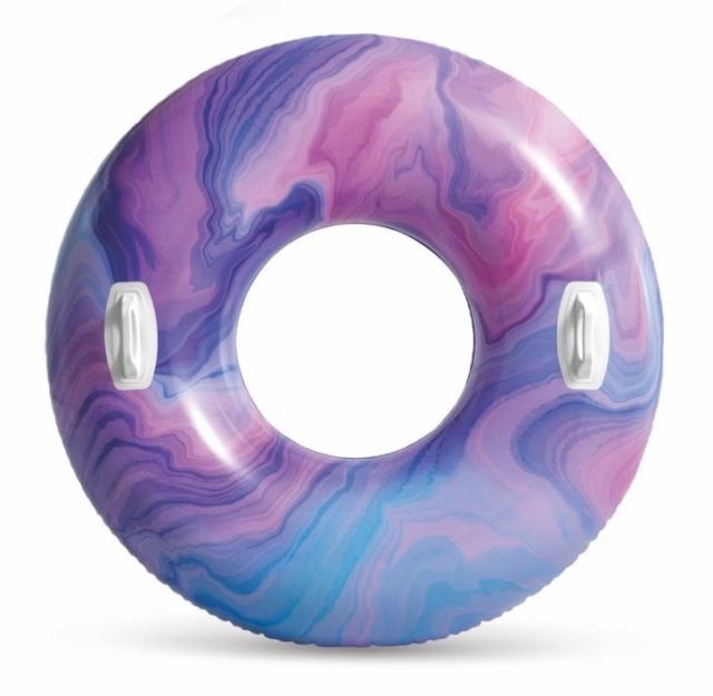 Intex 56267 Kruh plávací s úchytmi Vlny fialový