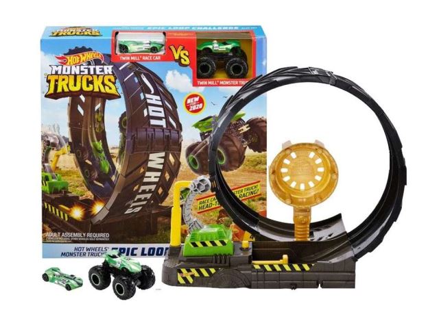 Mattel Hot Wheels® Monster Trucks Výzva epické smyčky, HBH70