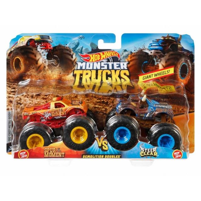 Hot Wheels® Monster Trucks Spur of the Moment vs Steer Clear, Mattel GBT70