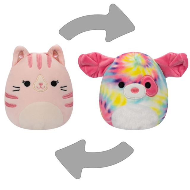 SQUISHMALLOWS 2v1 Mačka Laura a psík Shena