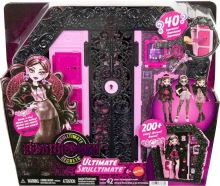 Mattel Monster High Skulltimate Secrets Šatník s překvapením a Draculaurou, JMG63 (1)
