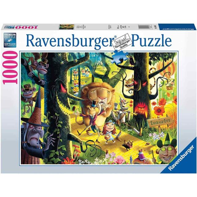 Ravensburger 16566 Puzzle Levy, tigre a medvede 1000 dielikov