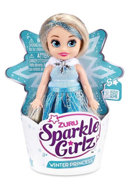 ZURU Sparkle Girlz Zimná princezná blondínka