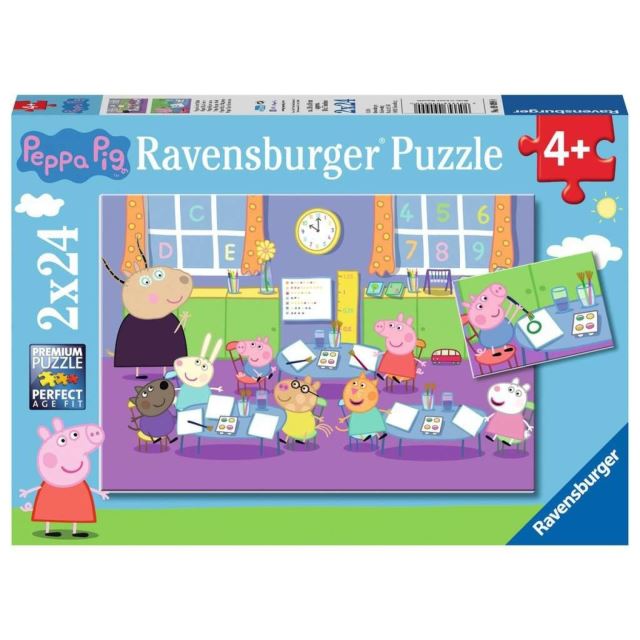 Ravensburger 09099 Puzzle Prasiatko Peppa 2x24 dielikov