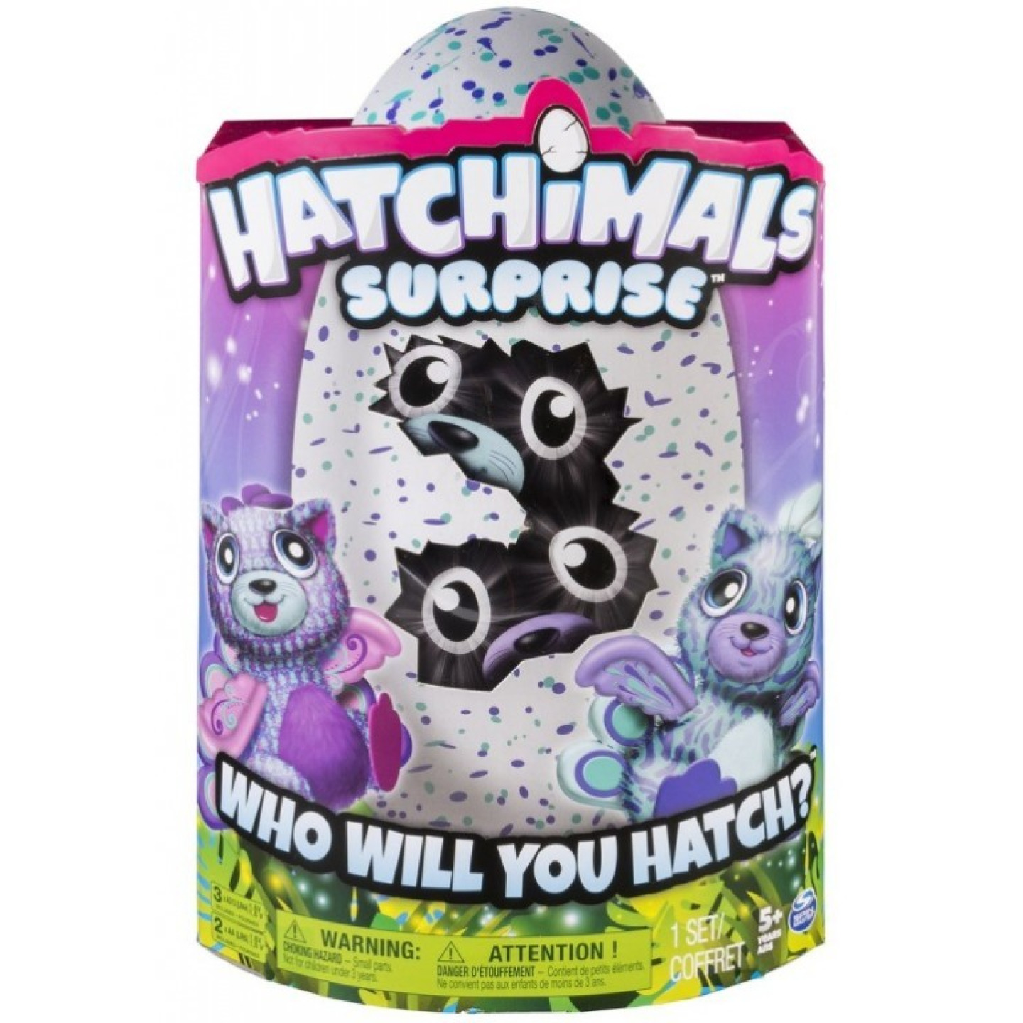 Hatchimals surprise dvojčata kočičky