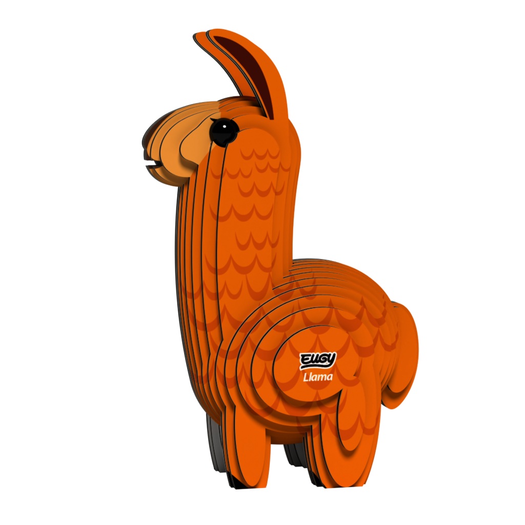 EUGY Lama 3D kartonová skládačka