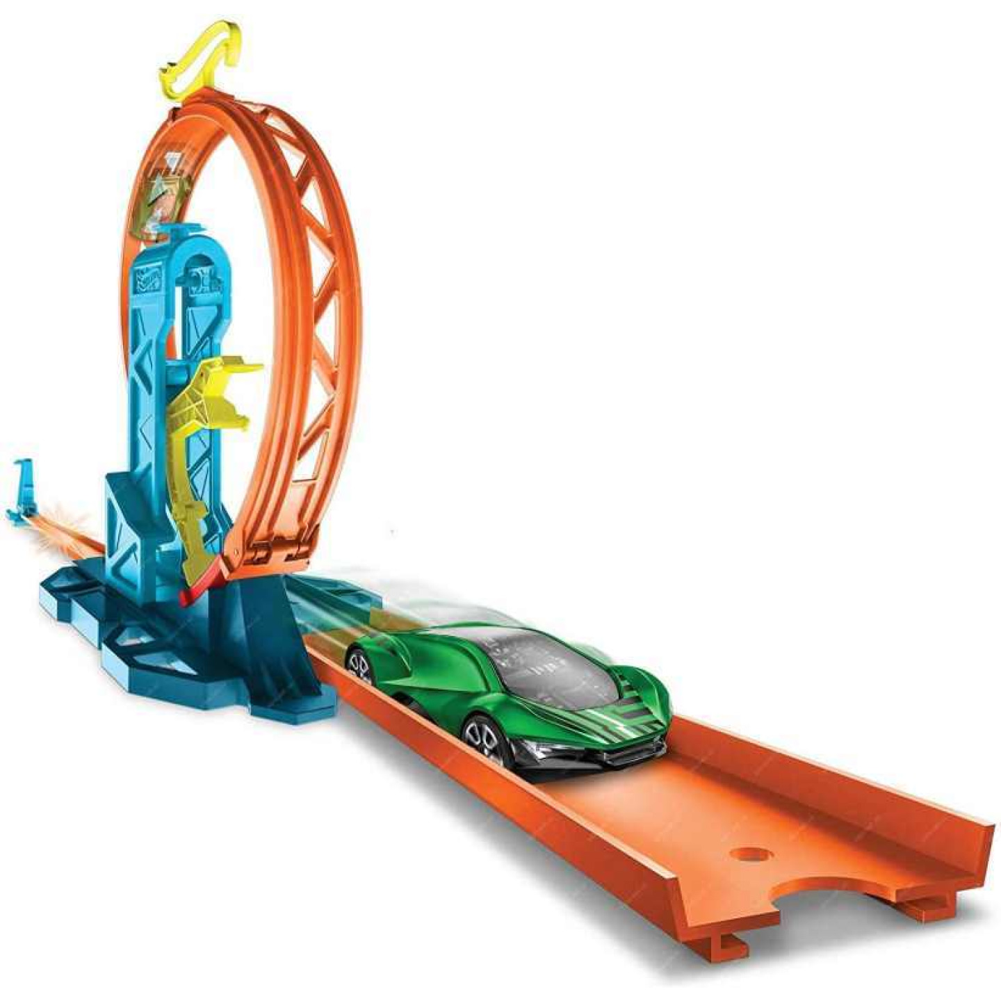 Mattel hot wheels track builder souprava smyčkových odpalovačů, glc90