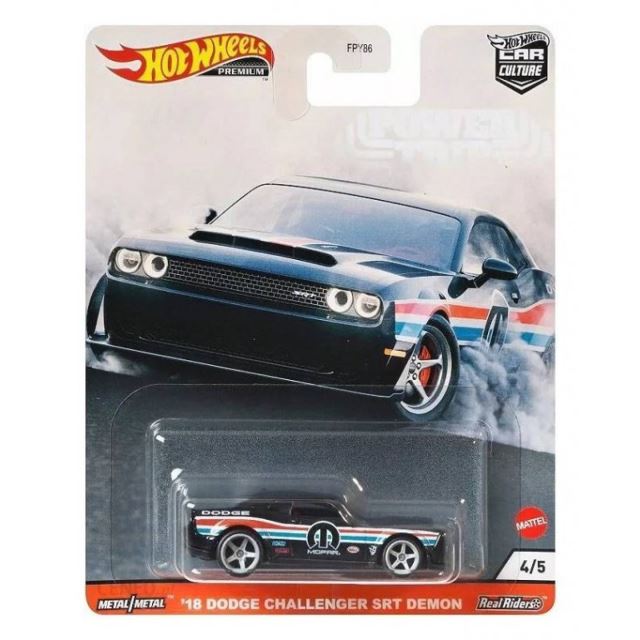 HW Prémiové auta velikáni ´18 Dodge Challenger SRT Demon, Mattel GJR04