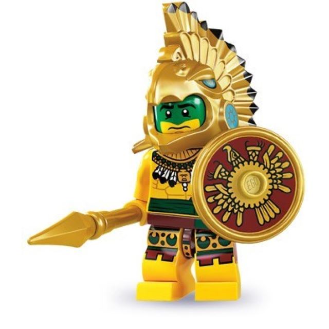 LEGO 8831 Minifigurka Aztécký bojovník