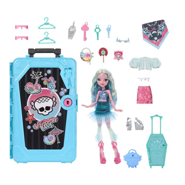Mattel Monster High Skulltimate secrets Destination bábika - LAGOONA. JDR51