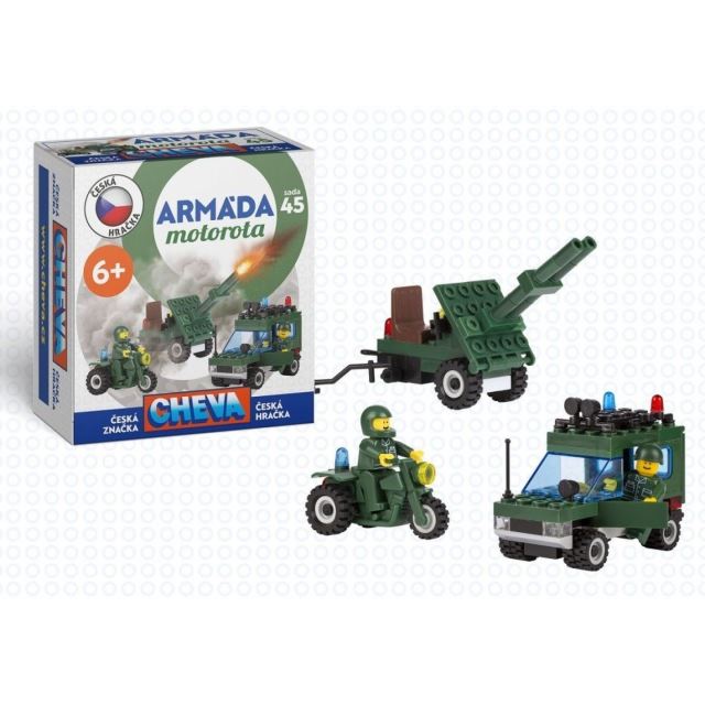 CHEVA 45 Armáda Motorota, Jeep vojenský s dělem