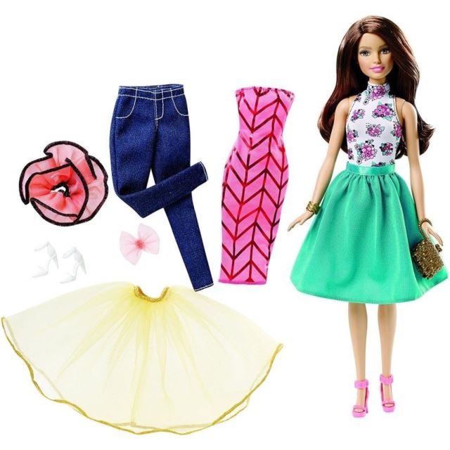 Barbie modelka Teresa a šaty, Mattel DJW59