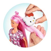Bábika Steffi Hello Kitty s dúhovými vlasmi (4)