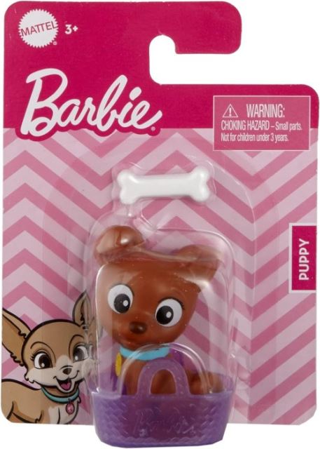 Mattel Barbie® Domácí mazlíček v košíčku pejsek, GWW23