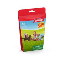 Schleich 42748 Prenocovanie s Hannah, hracia sada (1)