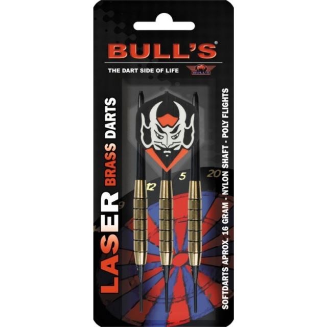 Šipky házecí Bull's Laser-Softdarts 16g - 3ks
