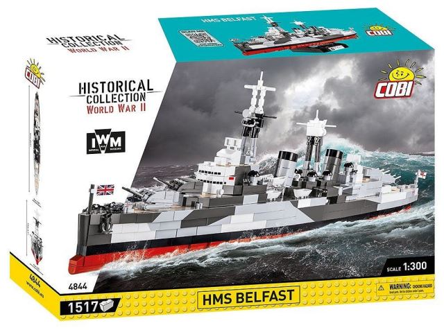 Cobi 4844 II WW HMS Belfast IWM, 1:300, 1517 k