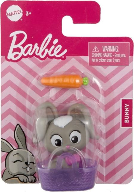 Mattel Barbie® Domácí mazlíček v košíčku králíčřek, GWW21