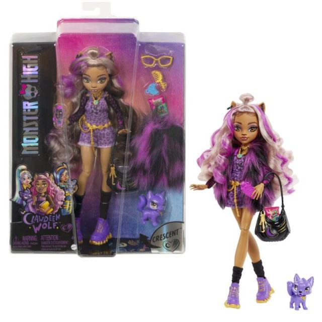 Mattel Monster High Bábika Monsterka CLAWDEEN WOLF, HHK52