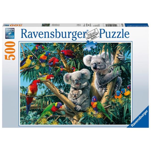 Ravensburger 00206 Puzzle Koaly na stromě 500 dílků